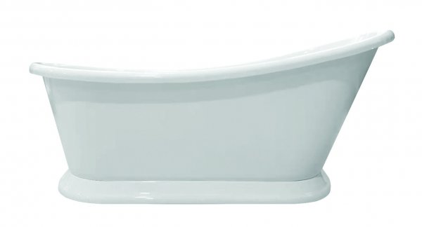 Bayswater 1690mm Pointing White Slipper Boat Bath