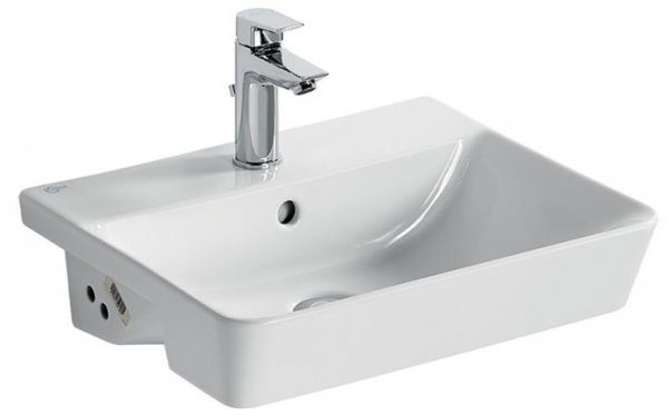 Ideal Standard Connect Air Cube 50cm Semi Countertop Basin