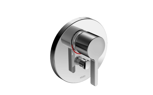 Keuco Edition 400 Single Lever Bathtub Mixer - Chrome