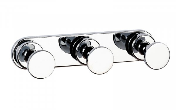 Origins Living Tecno Project Triple Robe Hook - Chrome