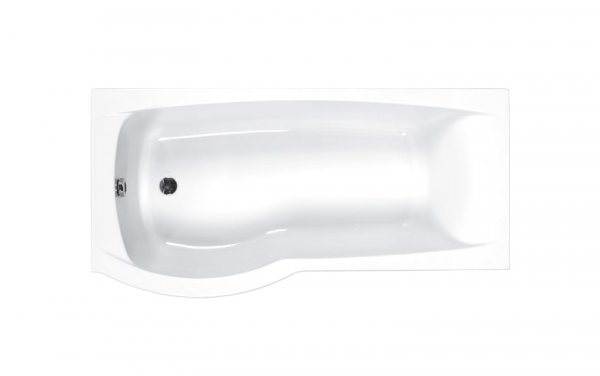 Carron Delta 1600 x 700/800mm Left Hand Acrylic Shower Bath
