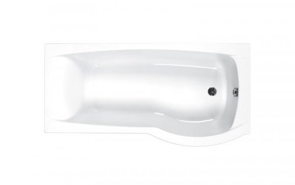 Carron Delta 1600 x 700/800mm Right Hand Carronite Shower Bath