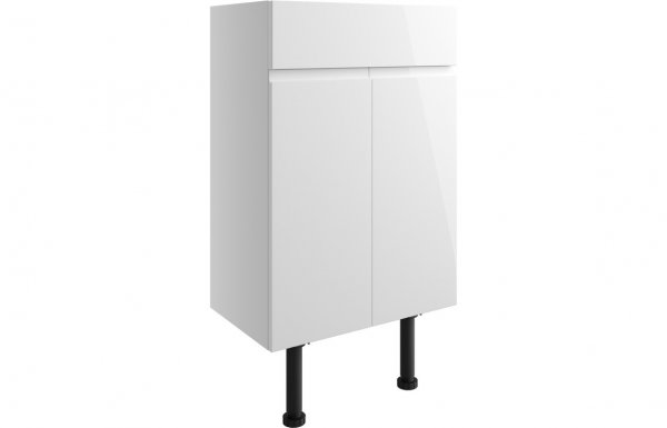 Purity Collection Valento 500mm Basin Unit - White Gloss