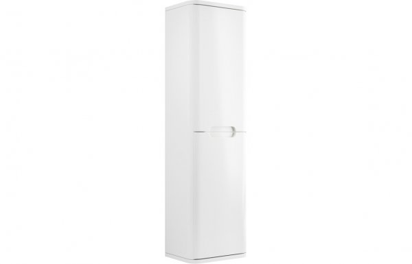 Purity Collection Lumbra 350mm 2 Door Wall Hung Tall Unit - White Gloss