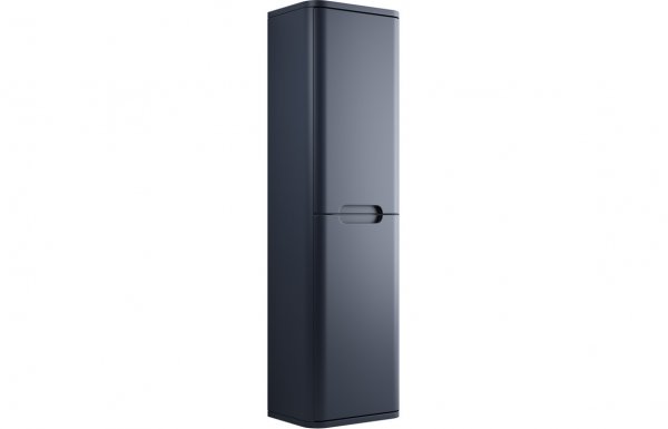 Purity Collection Lumbra 350mm 2 Door Wall Hung Tall Unit - Matt Indigo