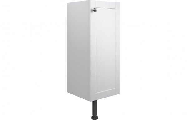 Purity Collection Belinda 300mm 1 Door Base Unit - Satin White Ash