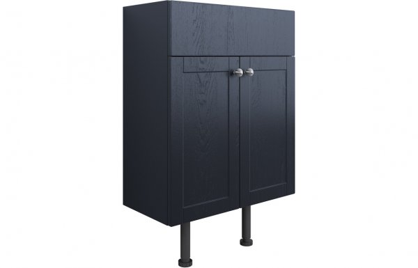 Purity Collection Belinda 500mm 2 Door Basin Unit - Indigo Ash