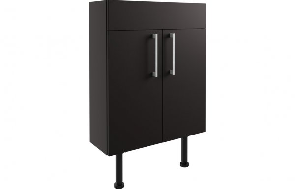 Purity Collection Aurora 600mm Slim Basin Unit - Matt Graphite Grey