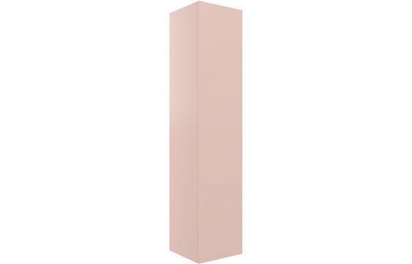 Purity Collection Statura 350mm Wall Hung 1 Door Tall Unit - Matt Antique Rose