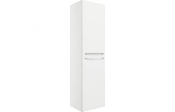 Purity Collection Garbo 454mm Wall Hung 2 Door Tall Unit - White Gloss