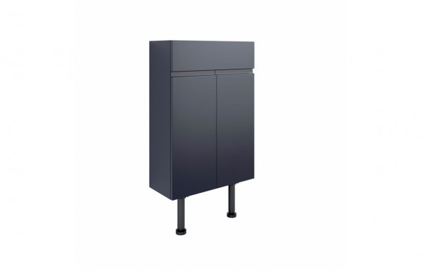 Purity Collection Valento 500mm Slim Basin Unit - Matt Indigo Blue