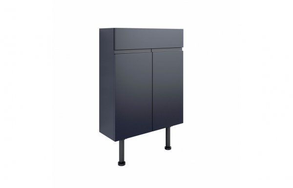 Purity Collection Valento 600mm Slim Basin Unit - Matt Indigo Blue