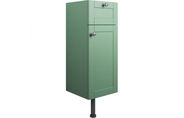 Purity Collection Belinda 300mm 1 Drawer 1 Door Base Unit - Matt Sage Green