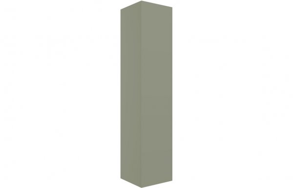Purity Collection Statura 350mm Wall Hung 1 Door Tall Unit - Matt Olive Green