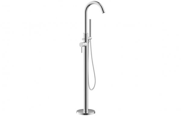 Purity Collection Sorra Floor Standing Bath/Shower Mixer - Chrome