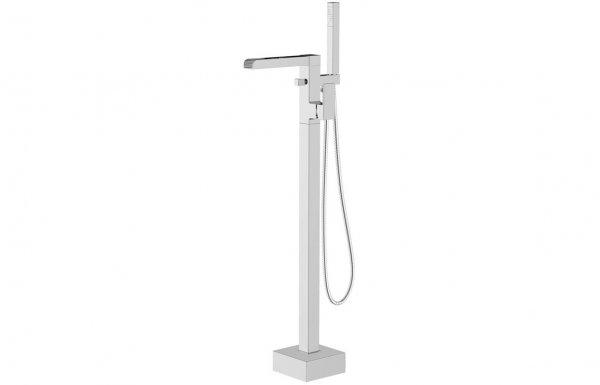 Purity Collection Morlaix Floor Standing Bath/Shower Mixer - Chrome