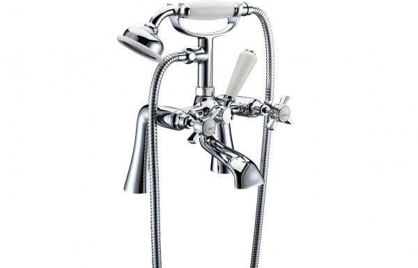 Purity Collection Biella Bath/Shower Mixer - Chrome