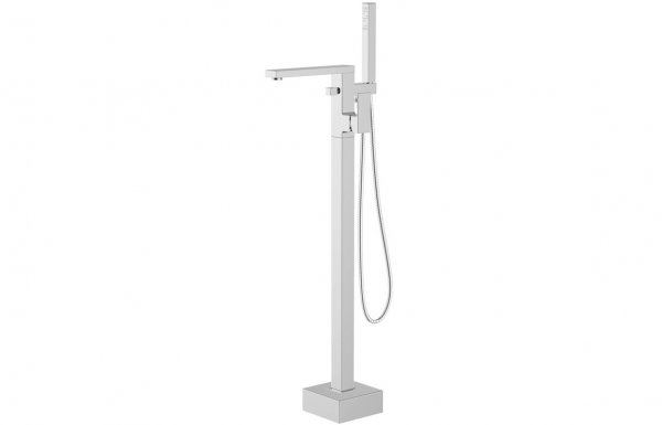 Purity Collection Zenna Floor Standing Bath/Shower Mixer - Chrome