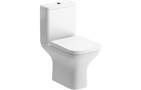 Purity Collection Forestglow Wrapover Soft Close Toilet Seat - White