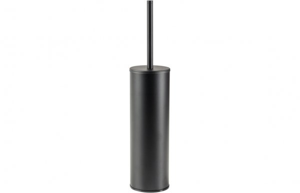 Purity Collection Martino Wall Mounted Toilet Brush Holder - Black