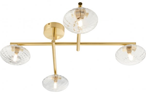 Purity Collection Seraph Ceiling Light - Brushed Brass