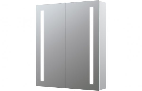 Purity Collection Azura 600mm 2 Door Front-Lit LED Mirror Cabinet