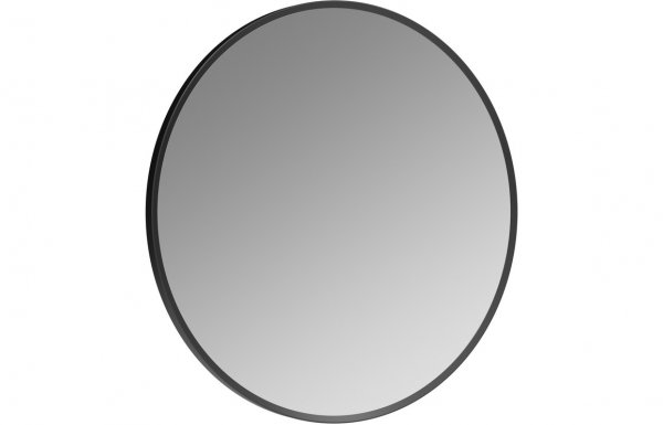 Purity Collection Kento 500mm Round Mirror - Matt Black