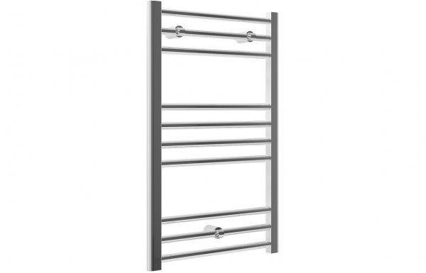 Purity Collection Gradia Straight 30mm Ladder Radiator 600 x 800mm - Chrome
