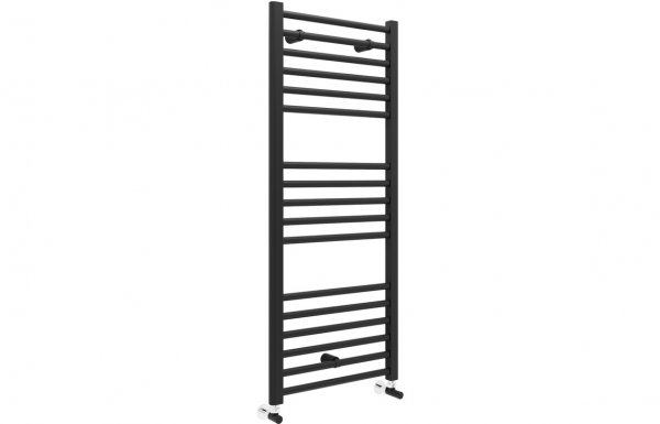 Purity Collection Gradia Straight 30mm Ladder Radiator 500 x 1200mm - Matt Black