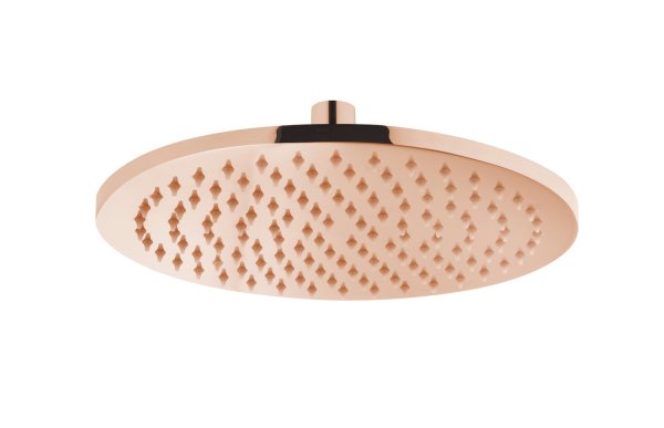 Vitra Origin 250mm Rain Showerhead - Soft Copper