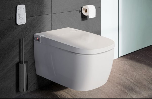 Vitra V-Care Essential Rimless Wall Hung WC