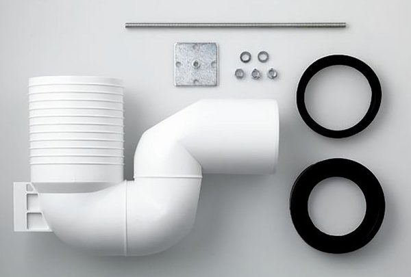 Laufen Vario Outlet Elbow for Vertical Connection