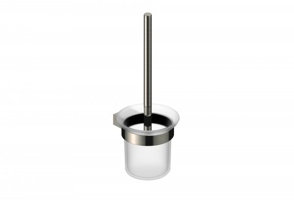 RAK Petit Round Toilet Brush Holder - Nickel