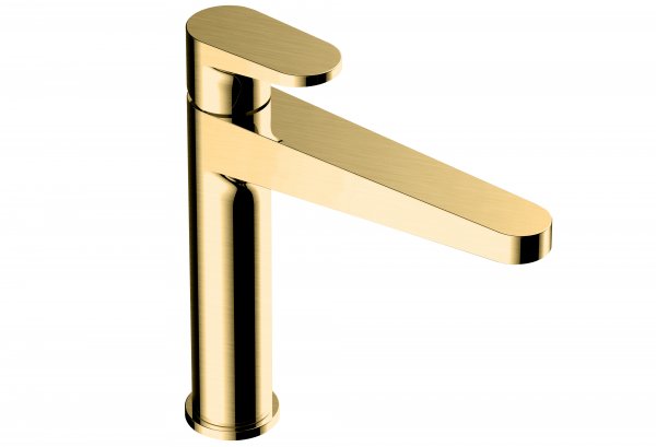 RAK Ischia Mid Height Basin Mixer - Gold