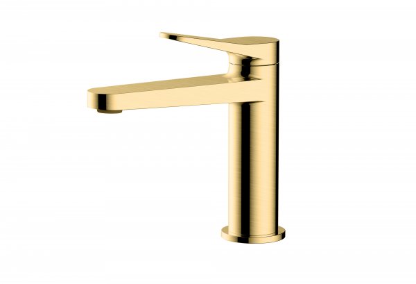 RAK Petit Round Standard Basin Mixer - Gold