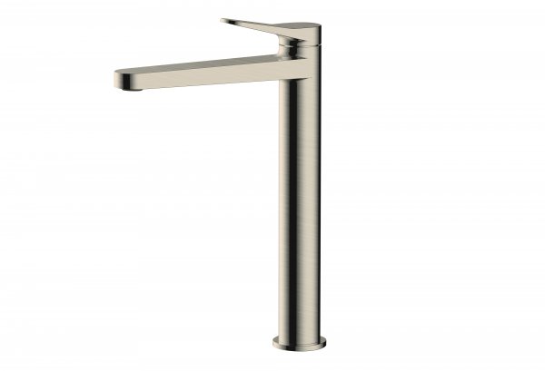 RAK Petit Round Tall Basin Mixer - Nickel