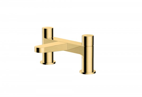 RAK Petit Round Deck Bath Filler - Gold