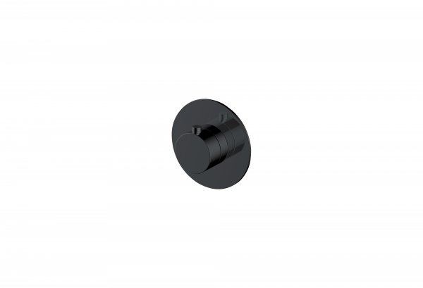 RAK Petit Round Concealed Thermostatic Valve - Black