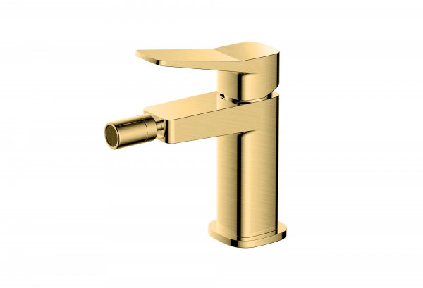 RAK Petit Square Bidet Mixer - Gold