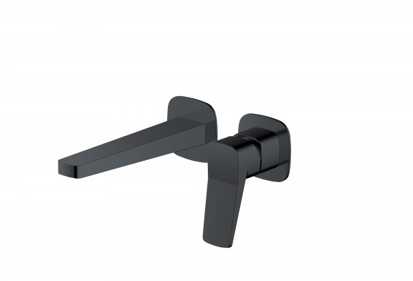 RAK Petit Square Wall Mounted Single Lever - Black