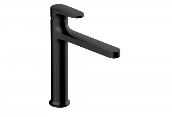 RAK Portofino Mid Height Basin Mixer - Black