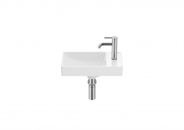 Roca Ona 450mm Compact Wall Hung Right Hand Basin