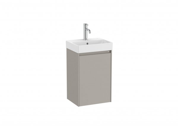 Roca Ona Unik Compact 400mm Basin & Matt Grey Unit (1 Drawer)