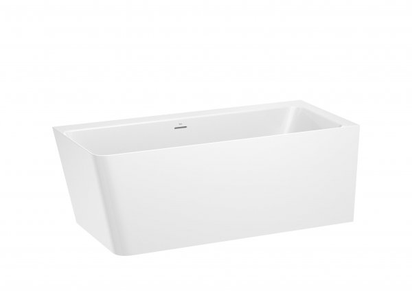 Roca Stonex Asymmetric Right Corner Bath with Integrated Panel