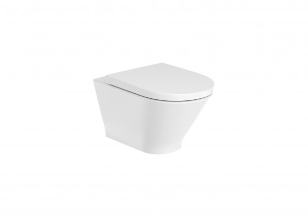Roca The Gap Round Rimless Wall Hung WC
