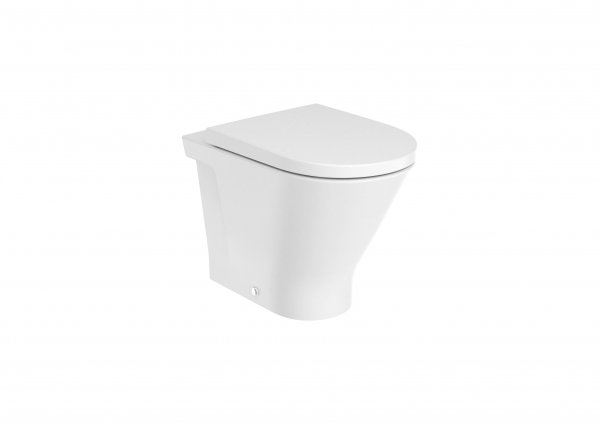 Roca The Gap Round Rimless Back to Wall Toilet