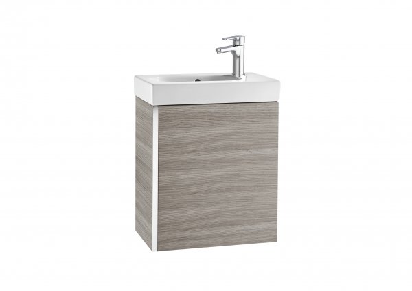 Roca Mini Textured Grey Vanity Unit and Basin