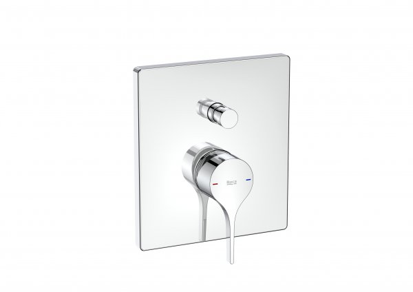 Roca Insignia Built-In Bath-Shower Mixer With Automatic Diverter And 2 Outlets