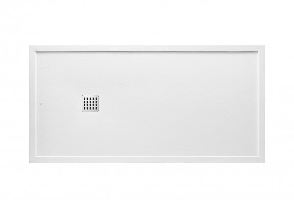 Roca Terran Extra-Slim 1200x700mm White Anti-Slip Shower Tray with Frame