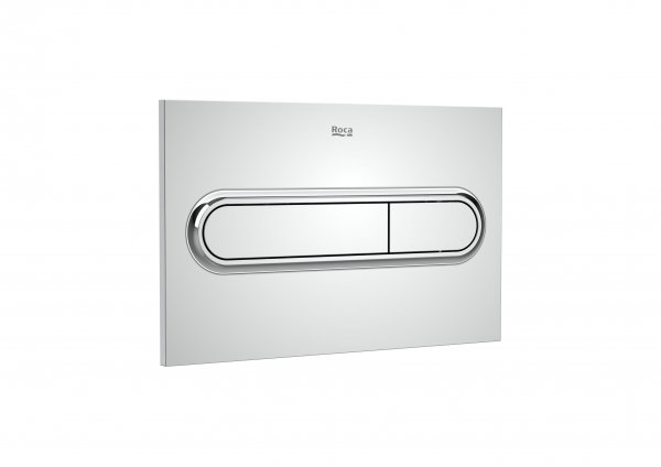 Roca PL1 Chrome Dual Flush Plate